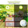 Mini Wooden Cold Frame Portable Garden Greenhouse Plants Flowers Bed