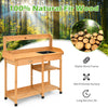 AU PREMIUM Garden Potting Table Bench Wood Storage Shelf Workstation
