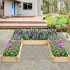 AU Raised Wooden Garden Bed Garden Box Planter Container U-Shape