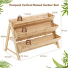 AU PREMIUM 3-Tiers Wooden Raised Garden Bed Planter Box Flower Herb