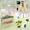 AU PREMIUM 3-Tiers Wooden Raised Garden Bed Planter Box Flower Herb