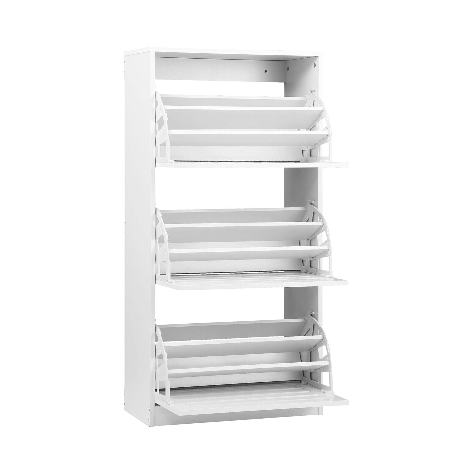 3 Doors 45 Pairs Shoe Rack Shoes Storage Cabinet Organiser Shelf