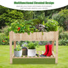 Premium Wooden Raised Garden Bed Elevated Planted Box Shelf Bed AU