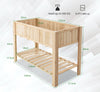 Premium Wooden Raised Garden Bed Elevated Planted Box Shelf Bed AU