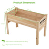 Load image into Gallery viewer, AU Raised Garden Bed with Legs Elevated Wood Planter Box