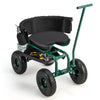 NEW Rolling Garden Cart Garden Scooter with Seat & Tool & Storage