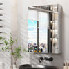 Load image into Gallery viewer, Mirrored Medicine Cabinet High Hardness Aluminum Bathroom Cabinet