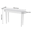 PREMIUM Modern Elliptical Mirrored Console Table Silver Dress Table NEW