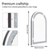 NEW Artistic Arched Decorative Wall Mirrors Crush Diamond Embedded Vanity