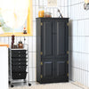 Load image into Gallery viewer, NEW Storage Cabinet Kitchen Organizer Floor Cupboard Doors Antique AU
