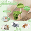 Load image into Gallery viewer, Fully Wrapped Posts Cute Cat Tree for Indoor Cats Cat Condo Furniture