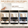 Load image into Gallery viewer, NEW 3 IN 1 LED 120cm Wall Mounted Jewelry Cabinet Armoire Organizer With Mirror AU