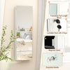 NEW 3 IN 1 LED 120cm Wall Mounted Jewelry Cabinet Armoire Organizer With Mirror AU