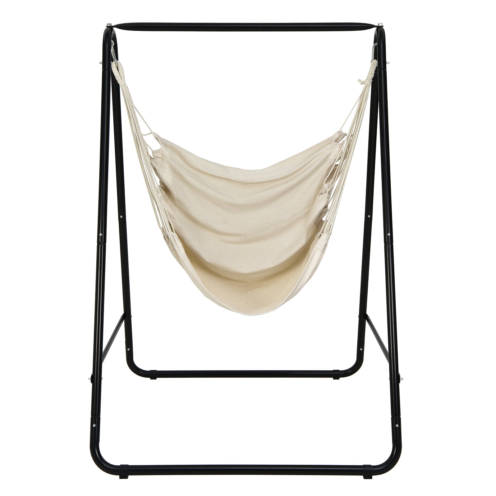 Heavy Duty Steel Hammock Chair Stand Hanging Padded Swing Chair