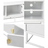 140CM Two Door TV Cabinet Entertainment Unit Stand Storage Shelf