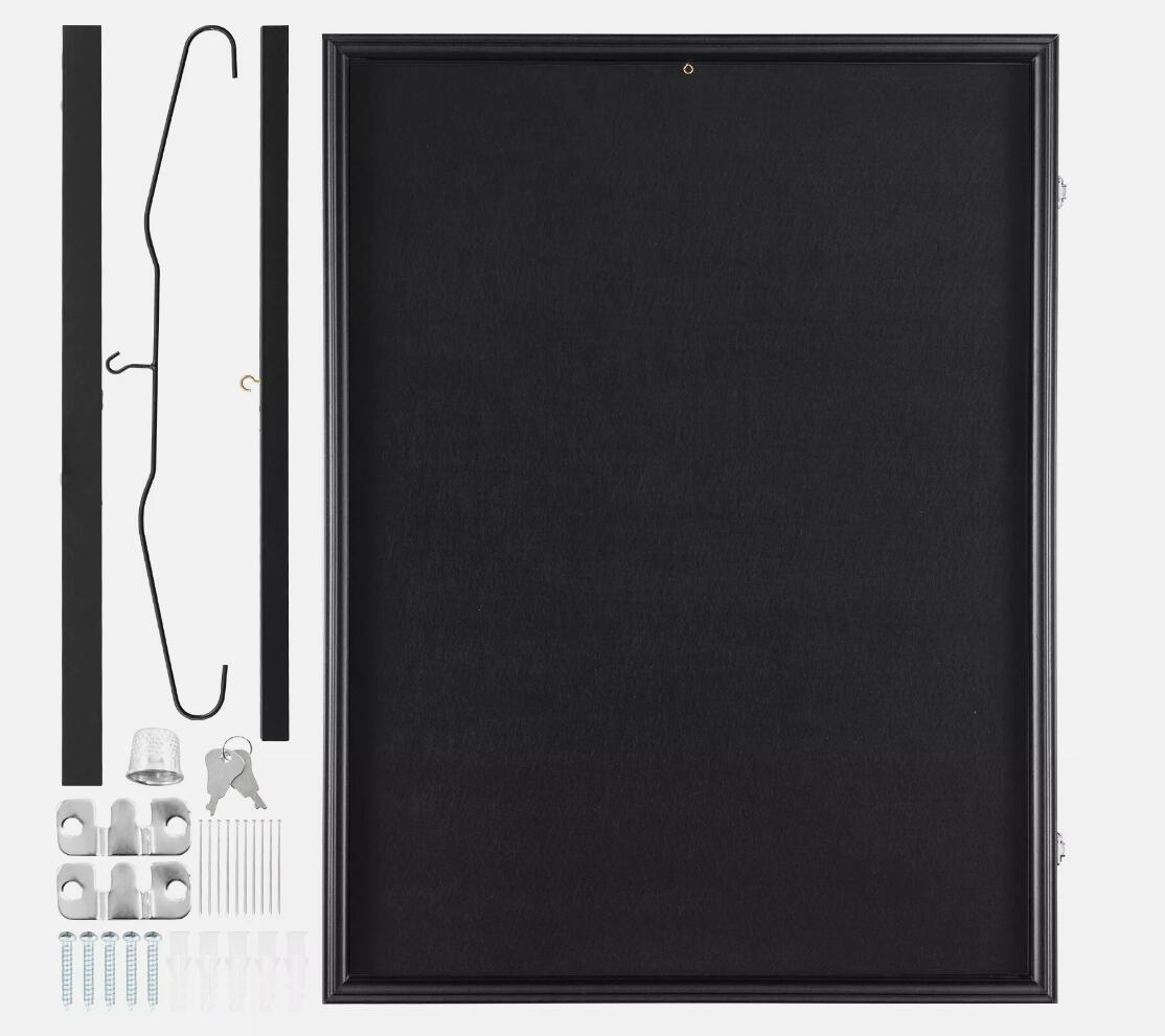 AU 590 x 790mm Lockable Jersey Display Frame Case Shadow Box NEW