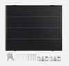 775 x 617 x 55 mm Graded Sports Card Display Wood Case With Clear UV Protection