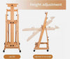 Heavy-Duty Large Wood Studio Artist Easel H-Frame Easel Painting Art Easel Stand