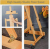Heavy-Duty Large Wood Studio Artist Easel H-Frame Easel Painting Art Easel Stand