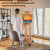 Heavy-Duty Large Wood Studio Artist Easel H-Frame Easel Painting Art Easel Stand