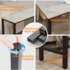 120cm Kitchen Bar Table Strong Marble Breakfast Dining Table Console Table
