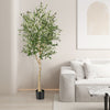 2-Pack 1.85M Artificial Olive Tree Tall Faux Potted Olive Plants