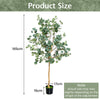 165 CM Artificial Tree Fake Eucalyptus Tree Home Decor