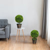 2 Pack - 55cm Potted Artificial Boxwood Topiary Trees Fake Plants AU