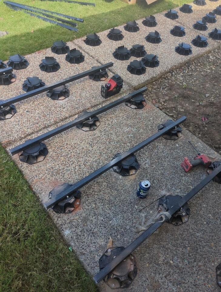 20PCS 60-140mm Platform risers Pedestal Supports Building deck on concrete AP3 Stands AU