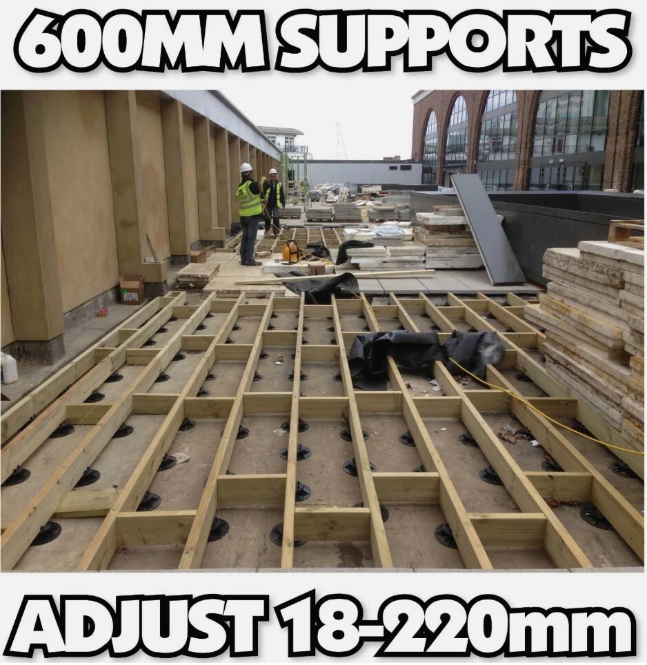 20PCS 60-140mm Platform risers Pedestal Supports Building deck on concrete AP3 Stands AU