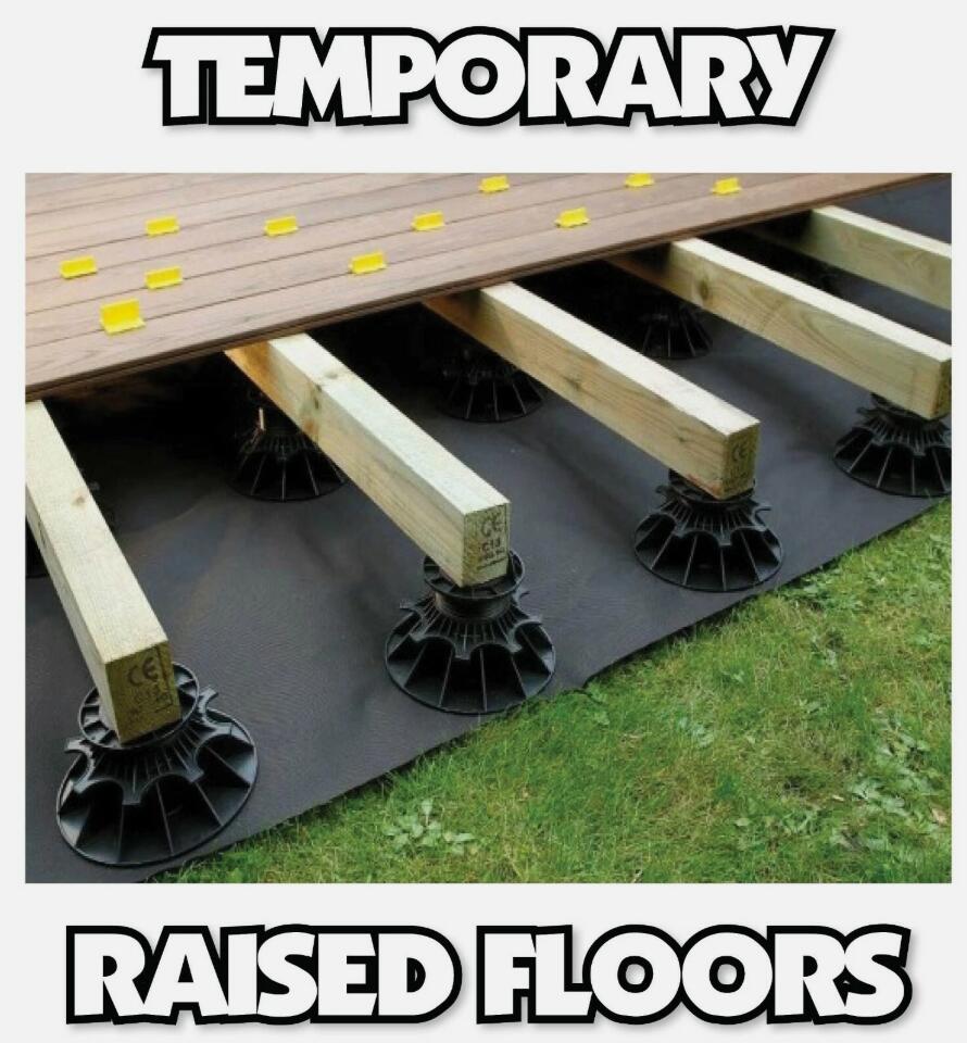 20PCS 60-140mm Platform risers Pedestal Supports Building deck on concrete AP3 Stands AU