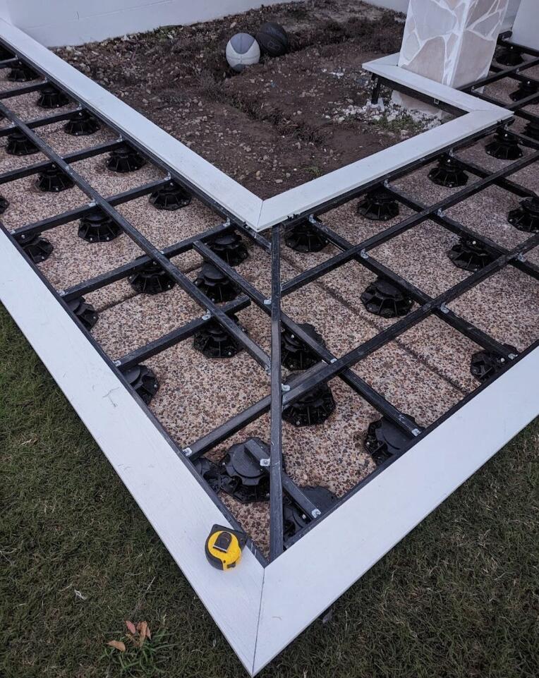 20PCS 60-140mm Platform risers Pedestal Supports Building deck on concrete AP3 Stands AU