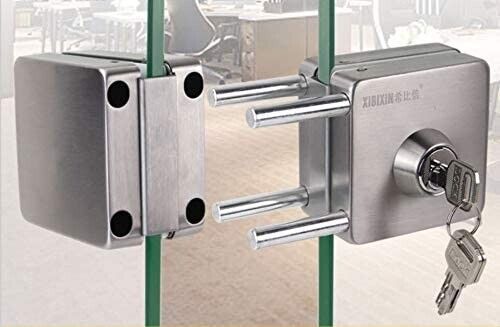 Double Glass Door Lock Hardware 10-12 mm