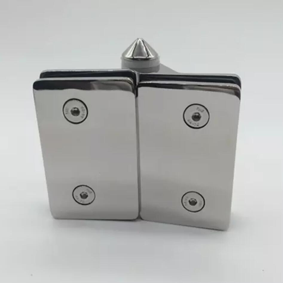 2PCS 180° Hinges Stainless Self Closing Glass to Glass Pool Fence Gate Hinge AU