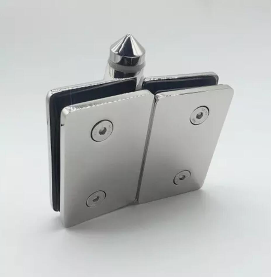 2PCS 180° Hinges Stainless Self Closing Glass to Glass Pool Fence Gate Hinge AU