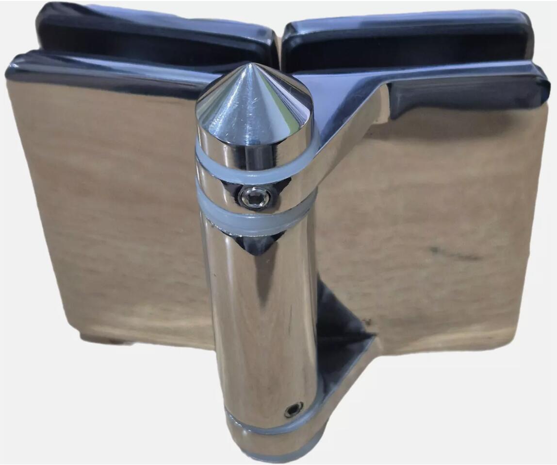 2PCS 180° Hinges Stainless Self Closing Glass to Glass Pool Fence Gate Hinge AU