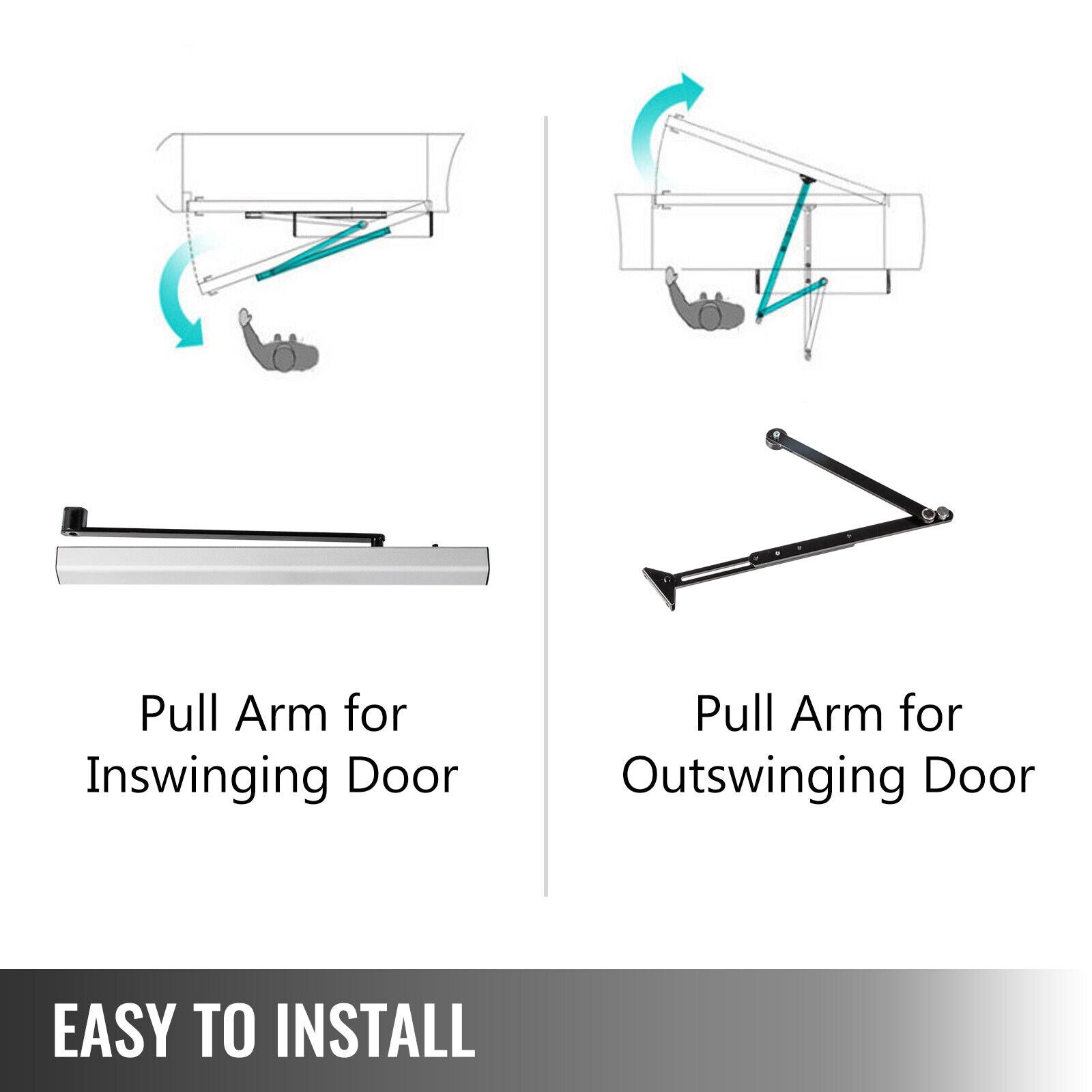 Automatic Door Opener Handicap Door Opener 120 Degrees + Access Controller