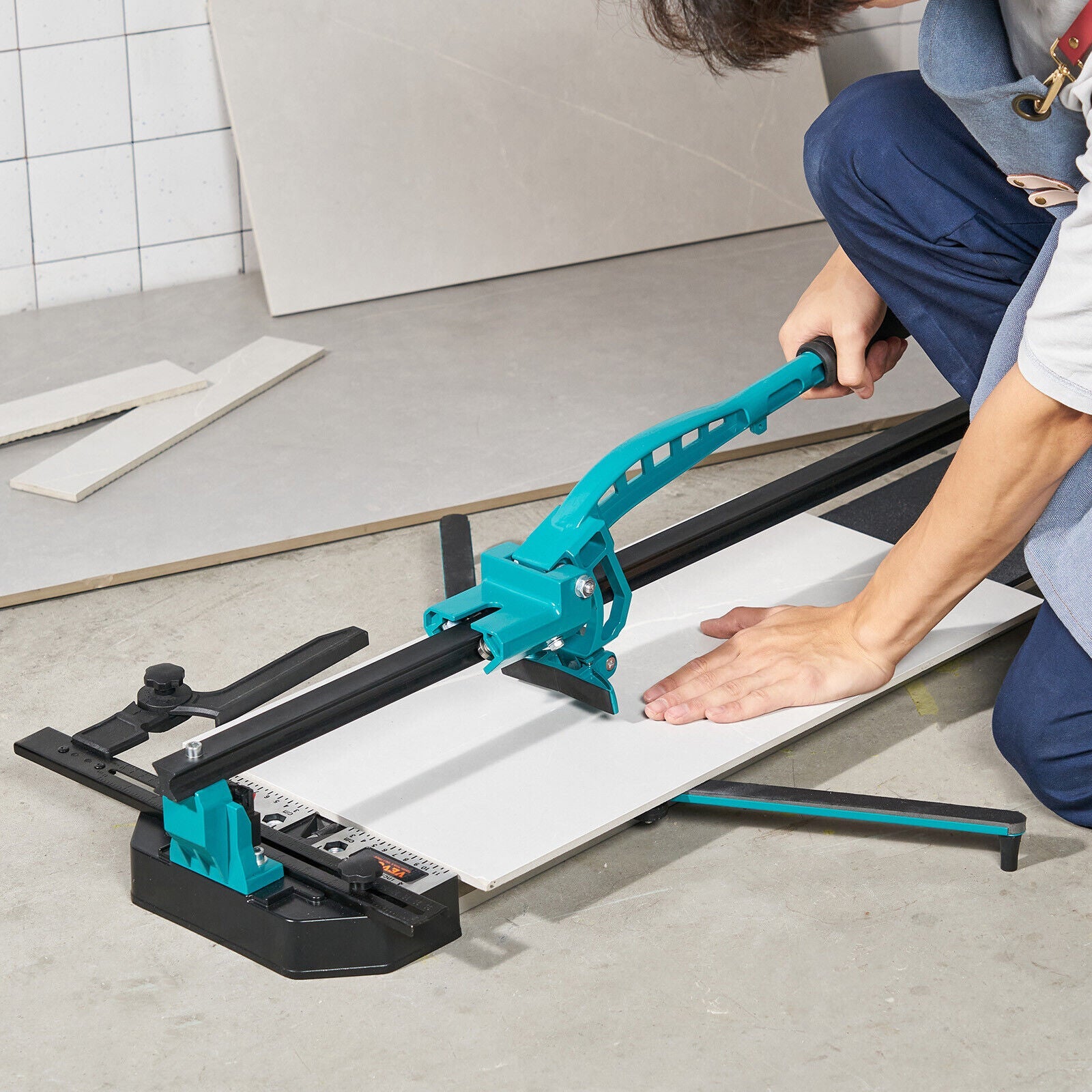 Tile Cutter Machine Items PREMIUM 1200mm Manual Tile Cutter Cutting Machine With Infrared for Po ...