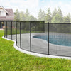 4 x 12 FT Heavy Duty Removable Pool Fences for Inground Pools Outdoor