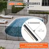 4 x 12 FT Heavy Duty Removable Pool Fences for Inground Pools Outdoor