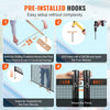 4 x 12 FT Heavy Duty Removable Pool Fences for Inground Pools Outdoor
