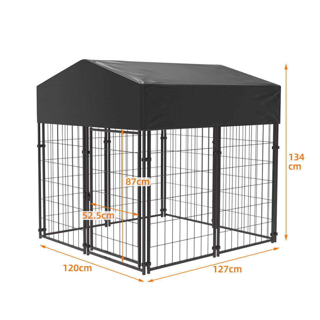 Extra Large Heavy Duty Dog Crate Cage Welded Wire Dog Kennel Pet Playpen