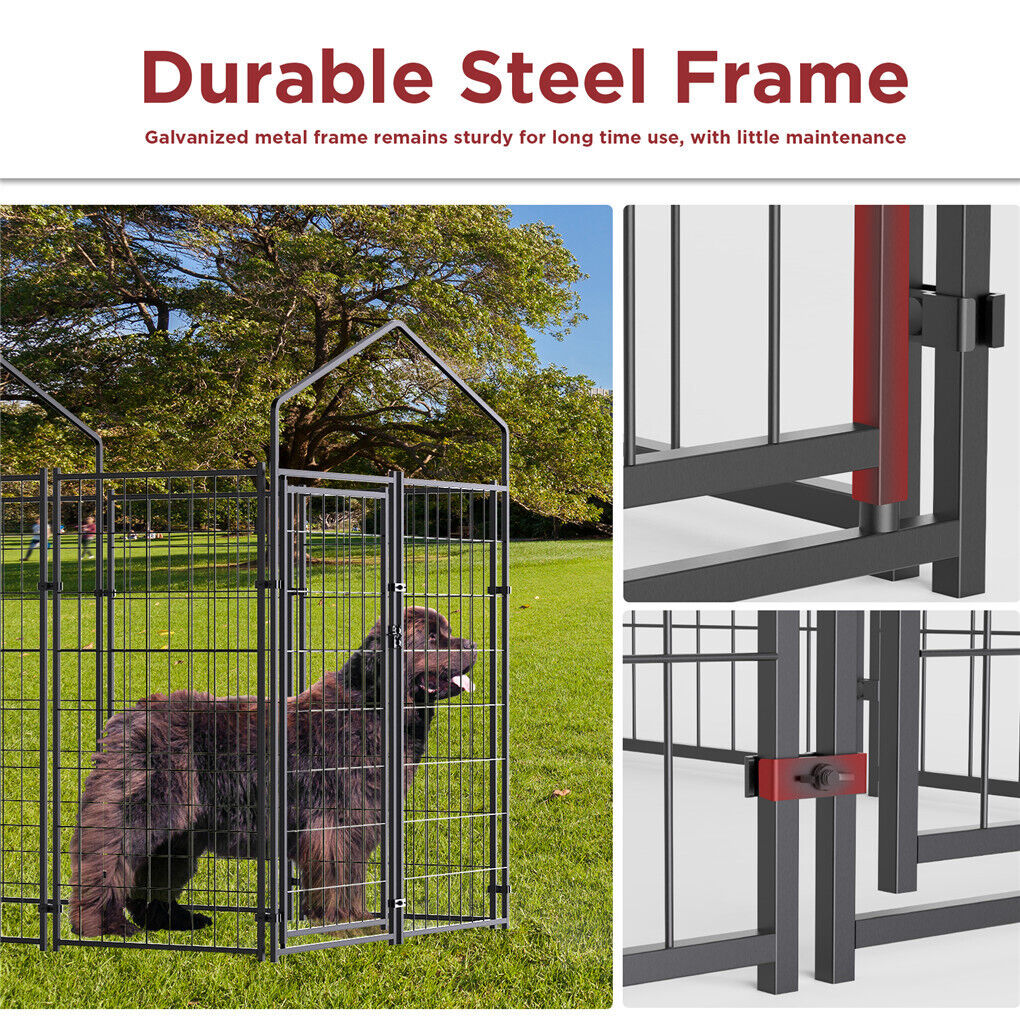 Extra Large Heavy Duty Dog Crate Cage Welded Wire Dog Kennel Pet Playpen