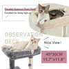 112cm Cat Tree Scratching Post Tower Condo Scratchers Kitten Furniture