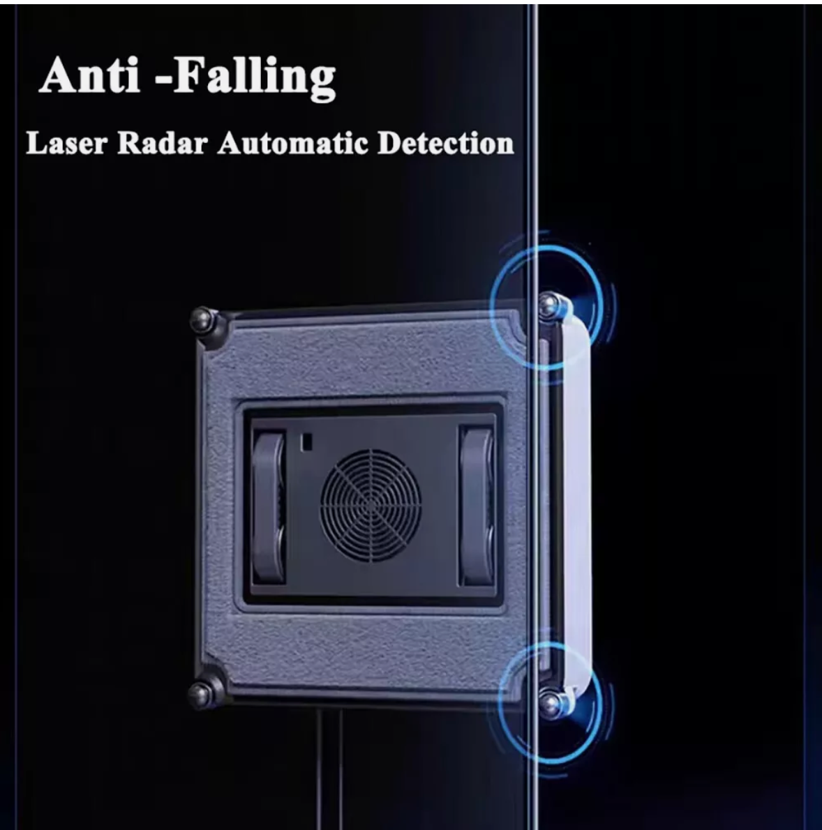 3000Pa Remote Control Window Cleaning Robot Dual Water Spray Home Window Cleaner