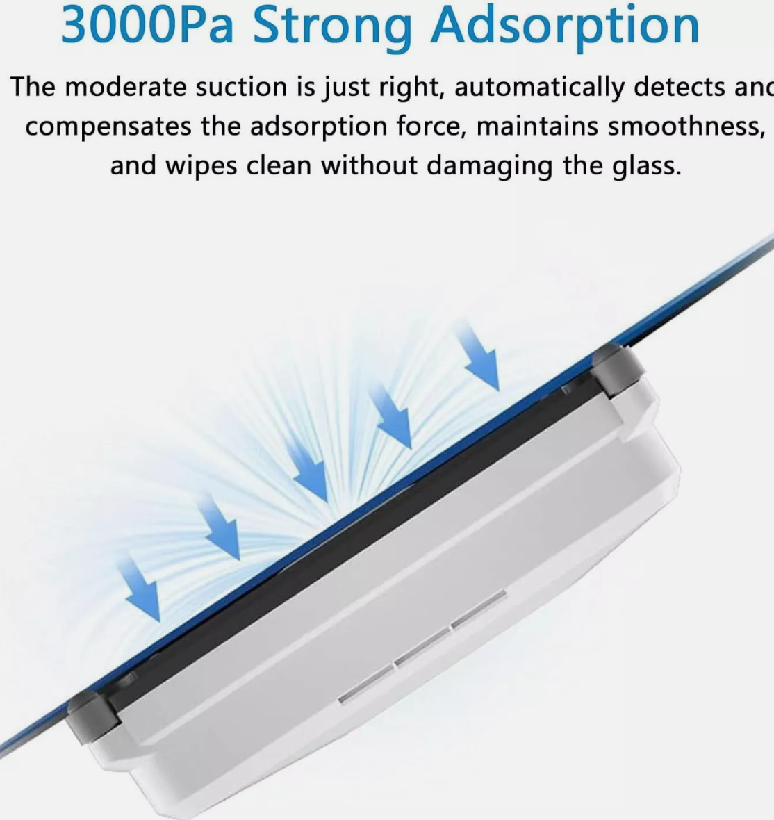 3000Pa Remote Control Window Cleaning Robot Dual Water Spray Home Window Cleaner