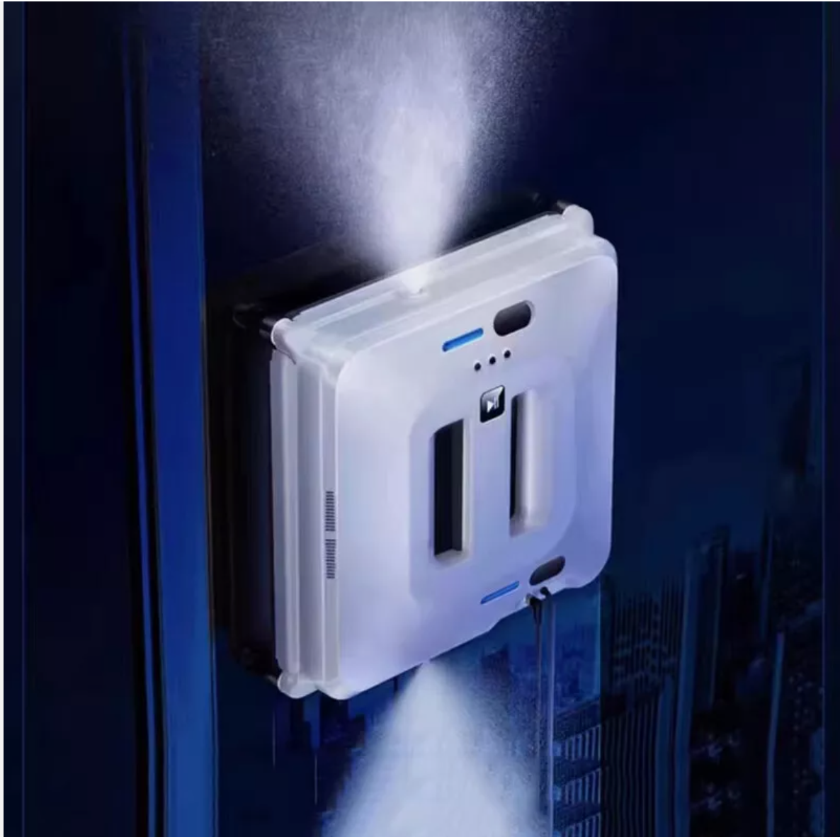 3000Pa Remote Control Window Cleaning Robot Dual Water Spray Home Window Cleaner