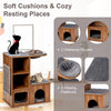 Load image into Gallery viewer, Stable Cat Climbing Tree Tower Scratching Sisal Mat Condo House