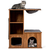 Stable Cat Climbing Tree Tower Scratching Sisal Mat Condo House
