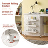 PREMIUM Folding Sewing Craft Table Shelves Storage Cabinet With Wheels